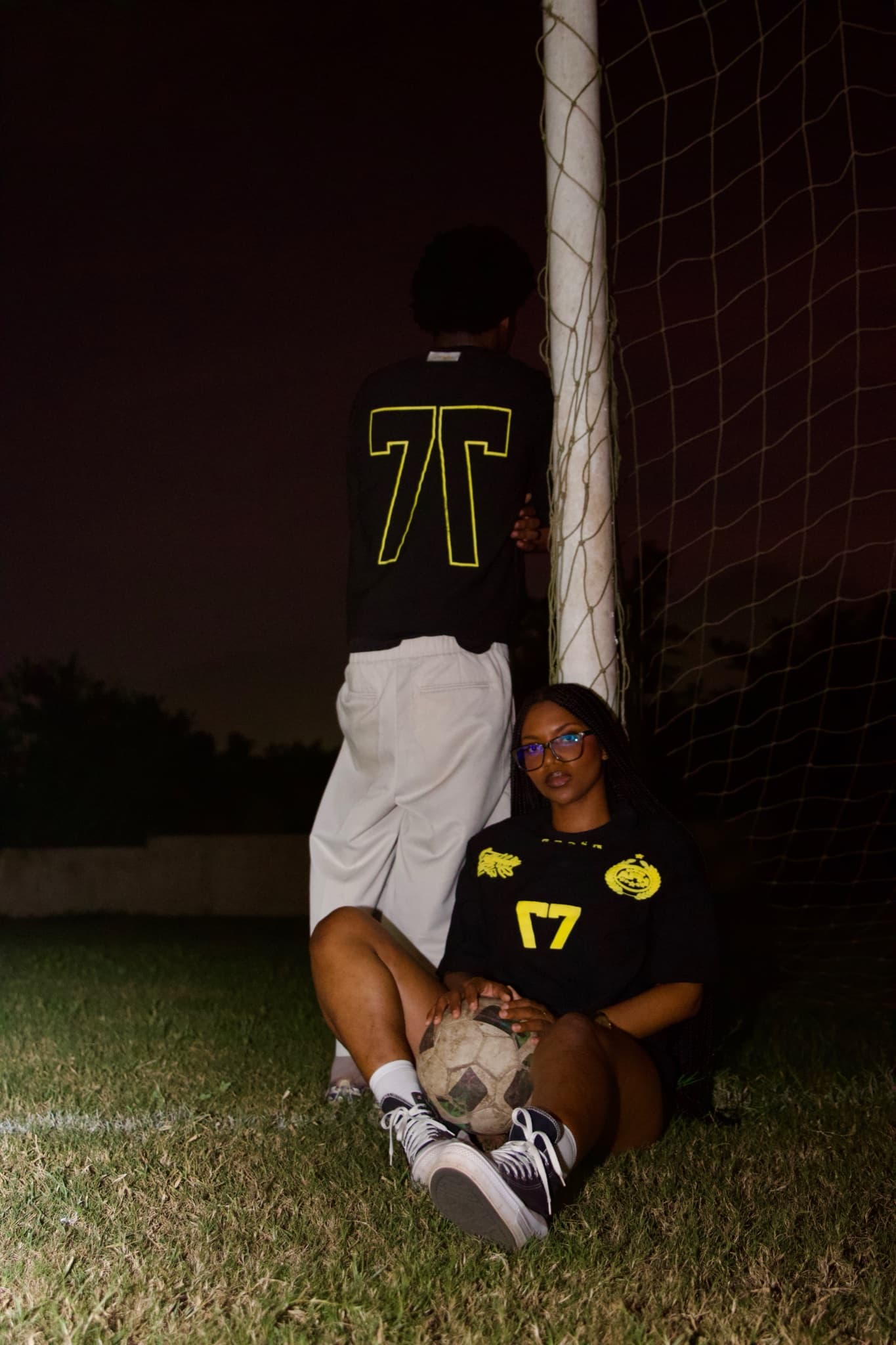 Go Gold Performance Jersey — back 77 print